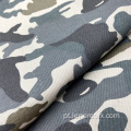 Lavado Camuflagem Impressão Tecido de Algodão Spandex Spandex